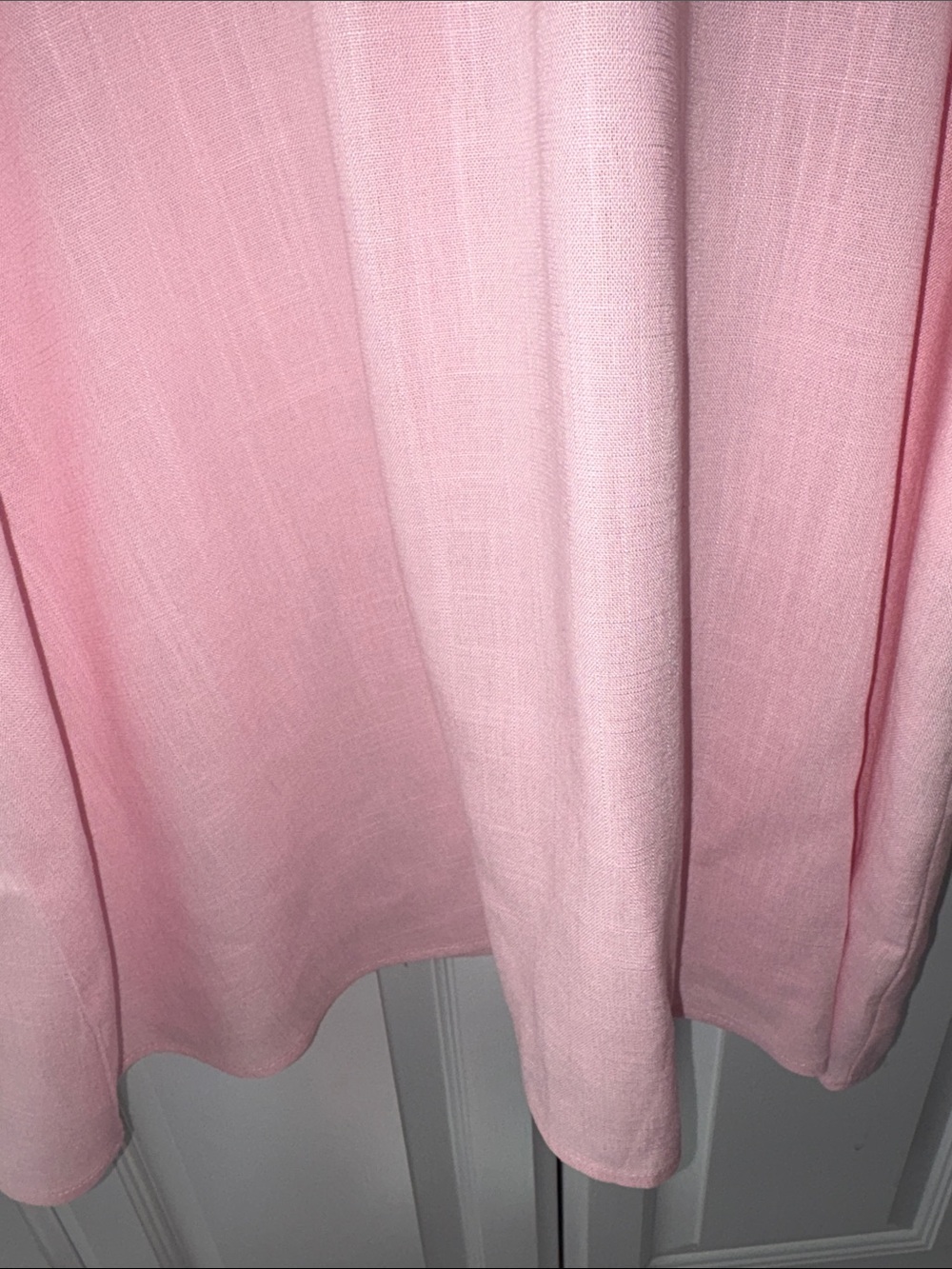 Light Pink Ruffle Neck Tunic - Picture 6 of 9